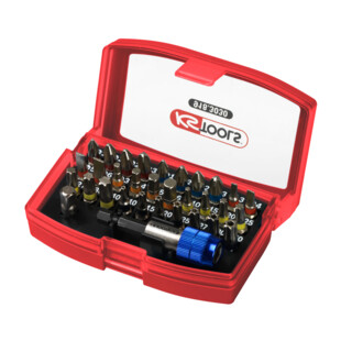 EMBOUTS DE VISSAGE A CODE COULEUR TORSIONPOWER® 1/4'' (JEU DE 32) Ks Tools