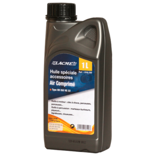 HUILE SPECIALE ACCESSOIRES AIR COMPRIME 1L Lacme
