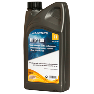 HUILE SPECIAL COMPRESSEUR A PISTON HHP100 2L Lacme