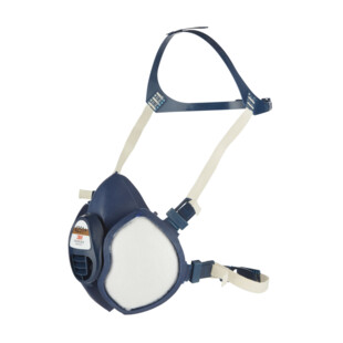 DEMI-MASQUE REUTILISABLE SANS MAINTENANCE 3M A FILTRE INTEGRE SERIE 4000+ 3M France
