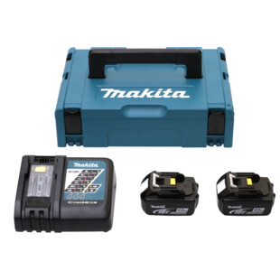 PACK ENERGIE LI-ION 18V 2X6AH + CHARGEUR SIMPLE DC18RC Makita
