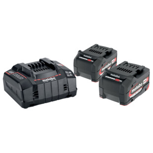 PACK BATTERIES LI-ION 18V 5,2AH + CHARGEUR RAPIDE ASC 145 Metabo
