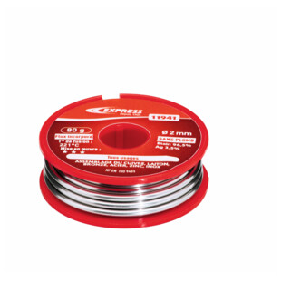 SOUDURE ETAIN POUR ASSEMBLAGE TRAVAUX COURANTS - 80 G - BOBINE Ø 2 MM Guilbert-Express
