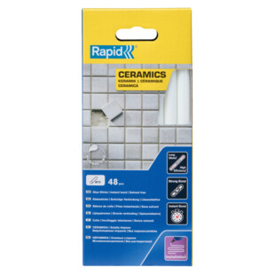 COLLE CÉRAMIQUES EN BATON Ø 12 MM (BOITE DE 48) Rapid