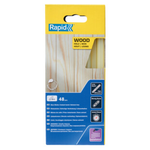 COLLE BOIS EN BATON Ø 12 MM (BOITE DE 48) Rapid