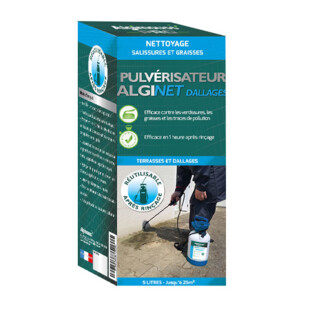 NETTOYANT TERRASSES ET DALLAGES ALGINET DALLAGES AVEC PULVERISATEUR 5L Algimouss