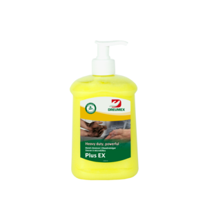 SAVON GEL PLUS MICROBILLES 500GR + POMPE Dreumex