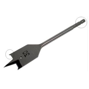 MECHE A BOIS PLATE A QUEUE 6 PANS Fisch®