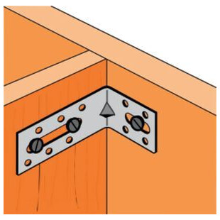 EQUERRE FIXATION SIMPLE ET RENFORCEE EFIX Simpson Strong-Tie