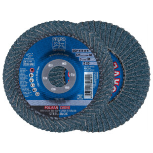 DISQUE A LAMELLES POLIFAN® SGP ZIRKON-CURVE STEELOX Pferd Ruggeberg France