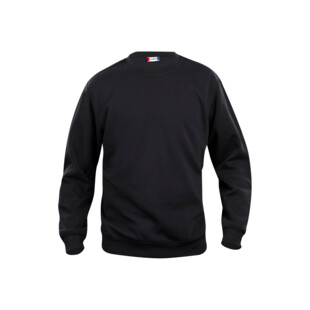 SWEATSHIRT BASIC ROUNDNECK NOIR Clique