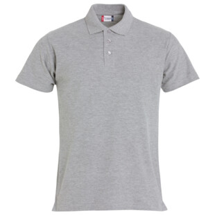 BASIC POLO GREY MELANGE Clique