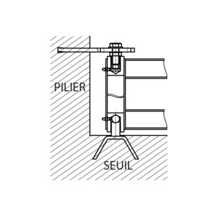 JEU DE PIVOTS REGLABLE TYPE 400 Torbel Industrie