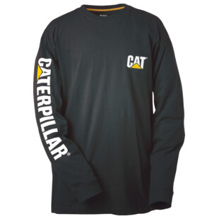 TEE SHIRT MANCHES LONGUES BANNER NOIR Caterpillar