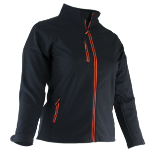 VESTE SOFTSHELL FEMME ALBA NOIR Lma Lebeurre