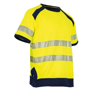 TEE SHIRT MANCHE COURTE HAUTE VISIBILITE HALOGENE JAUNE Lma Lebeurre