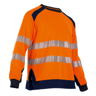 TEE SHIRT MANCHE LONGUE HAUTE VISIBILITE REFLET ORANGE Lma Lebeurre