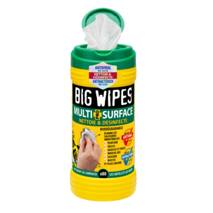 LINGETTE NETTOYANTE ET DESINFECTANTE BIG WIPES Difac