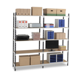 RAYONNAGE TUBULAIRE FLIP (JUSQU'A 233 KG PAR TABLETTE) Manorga