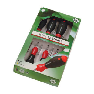 Jeu 6 tournevis fente/Pozi Wiha