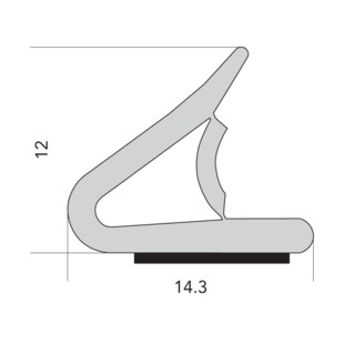 Joint de menuiserie coupe feu LN91 CF 