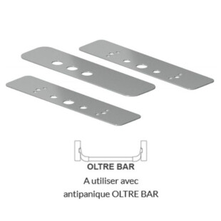 Kit de plaques pour  remplacer un antipanique avec OLTRE BAR Fapim