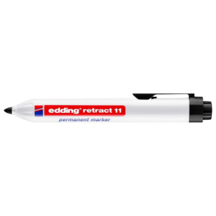 MARQUEUR PERMANENT NOIR RETRACT 11 Edding