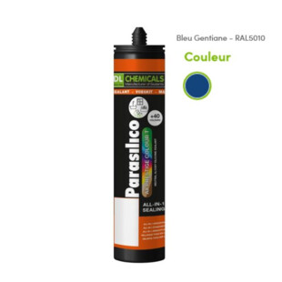 Mastic silicone Prestige colour ton bleu cart300ml Dl Chemicals