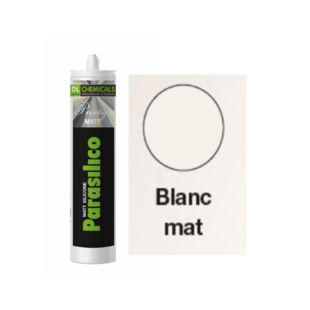 Mastic silicone Prestige Mat Blanc cart300ml Dl Chemicals