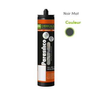 Mastic silicone Prestige Mat Noir cart300ml Dl Chemicals