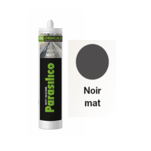 Mastic silicone Prestige Mat Noir cart300ml Dl