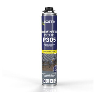 MOUSSE POLYURETHANE PISTOLABLE P305 FOAM'N'FILL PRO B3 Bostik