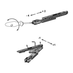 Paumelle semi-fixe Magicube Fapim