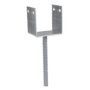 PIED DE POTEAU EN U A SCELLER PPD Simpson Strong-Tie