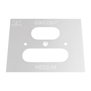 Plaque d'insertion pour gabarit paumelle Argenta - Arlu
