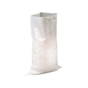 SAC GRAVAT PP TISSE BLANC 55 X 95 (CARTON 250 - 25 PAQUETS DE 10 PCS) Sacherie De Pantin