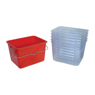 Seau peinture et liners Theard