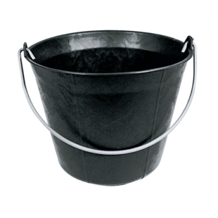 SEAU PLASTIQUE NOIR Sofop Taliaplast Multigraphic
