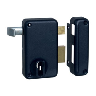 Serrure en applique verticale tirage cylindre européen Thirard