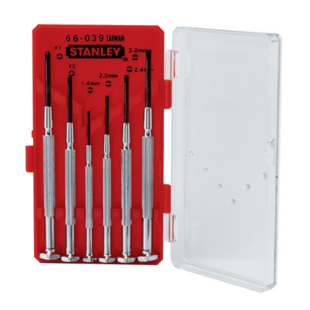 Set de tournevis d'horloger Stanley