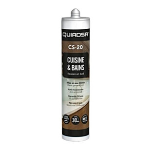 SILICONE ACETIQUE SANITAIRE ANTI MOISISSURE Quiadsa