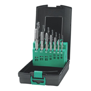 TARAUD MACHINE HSS-E COBALT 8% 22.200/22.201 + FORET 11.450 Phantom