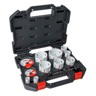 TREPAN BIMETAL ERKO ''INSTALLATEUR''  (COFFRET DE 11 PIECES) Erko