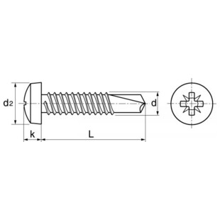 Vis autoperceuse inox  Acton