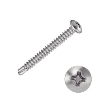 VIS AUTOPERCEUSE TC PHILIPS ZINC BLANC Acton