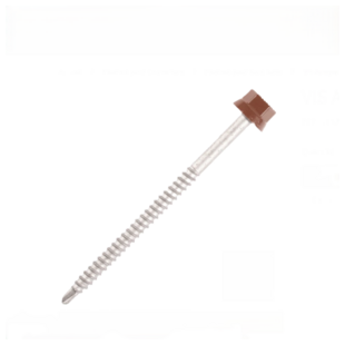 Vis fixation bac acier sur bois RAL 8012 Scell It