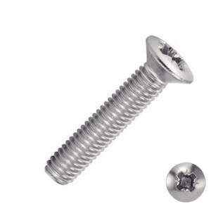 Vis métal inox tête fraisée bombée pozi Acton