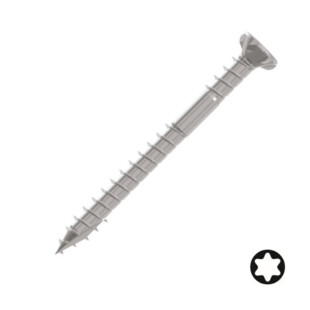 VIS TERRASSE RT UT A2 TF TORX INOX FIL S TETE SEAU EMBOUT INCLUS Reisser