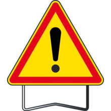 Panneaux de signalisation temporaire