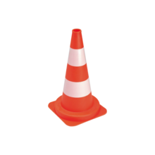 Balise pvc orange fluo